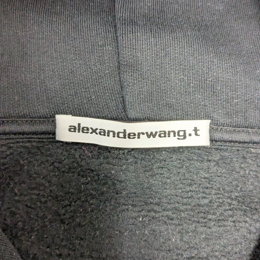 alexanderwang（アレキサンダー・ワン） 袖ロゴクロップドパーカー