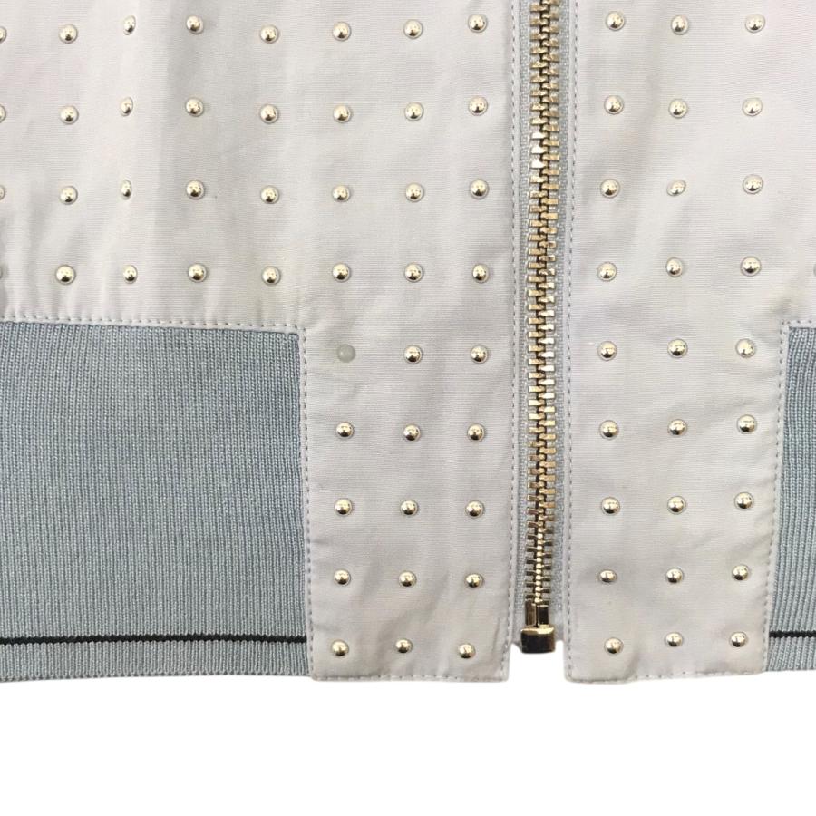 PRADA（プラダ） スタッズジップアップシャツジャケット ブルー サイズ