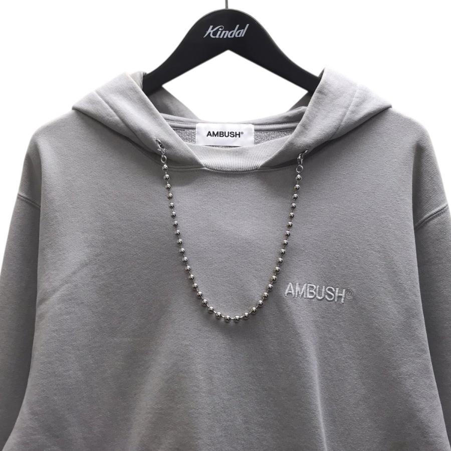 AMBUSH アンブッシュ パーカー M グレー 【古着】【中古】【送料無料】 AMBUSH - ambush パーカー ダークグレーの通販 by shop｜アンブッシュ