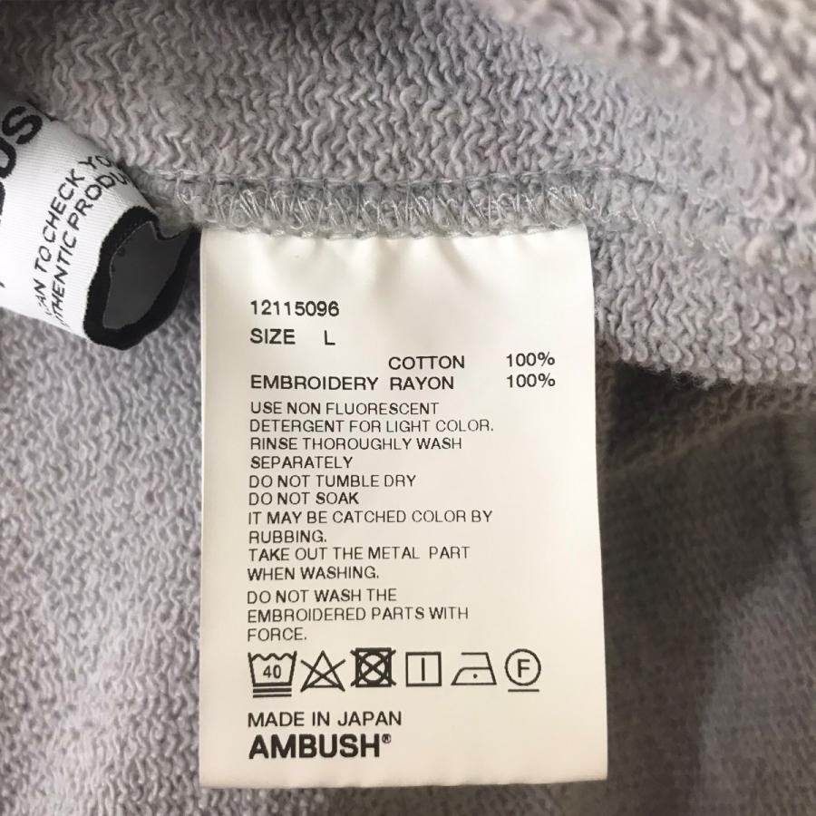 AMBUSH（アンブッシュ） 【値下げ】AMBUSH 刺繍パーカー グレー サイズ