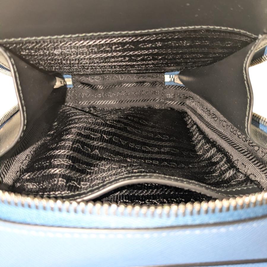 PRADA（プラダ） ブリック サフィアーノ ワンショルダーバッグ ブルー