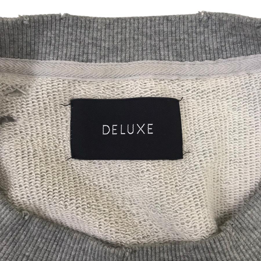 DELUXE（デラックス） 【値下げ】Deluxe ダメージ加工スウェット 
