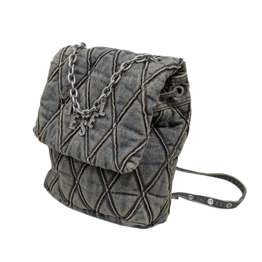 DIESEL（ディーゼル） DIESEL Charm-D キルティングデニムバックパック