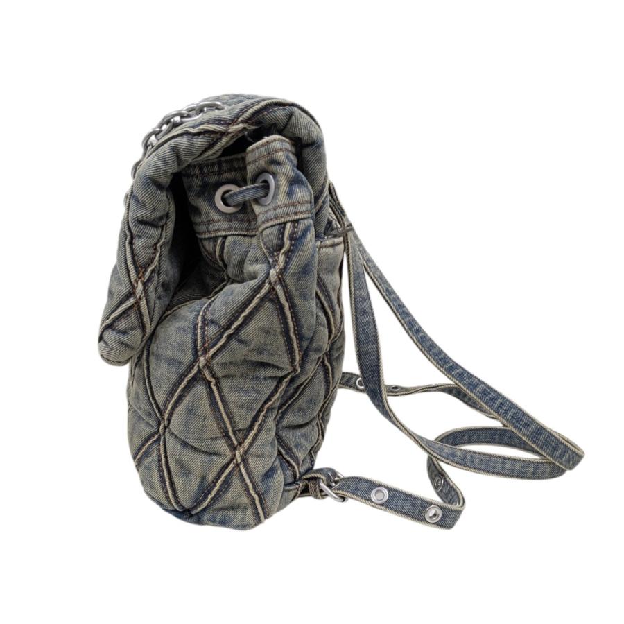 DIESEL CHARM-Dキルティングリュック DIESEL（ディーゼル） DIESEL Charm-D キルティングデニムバックパック