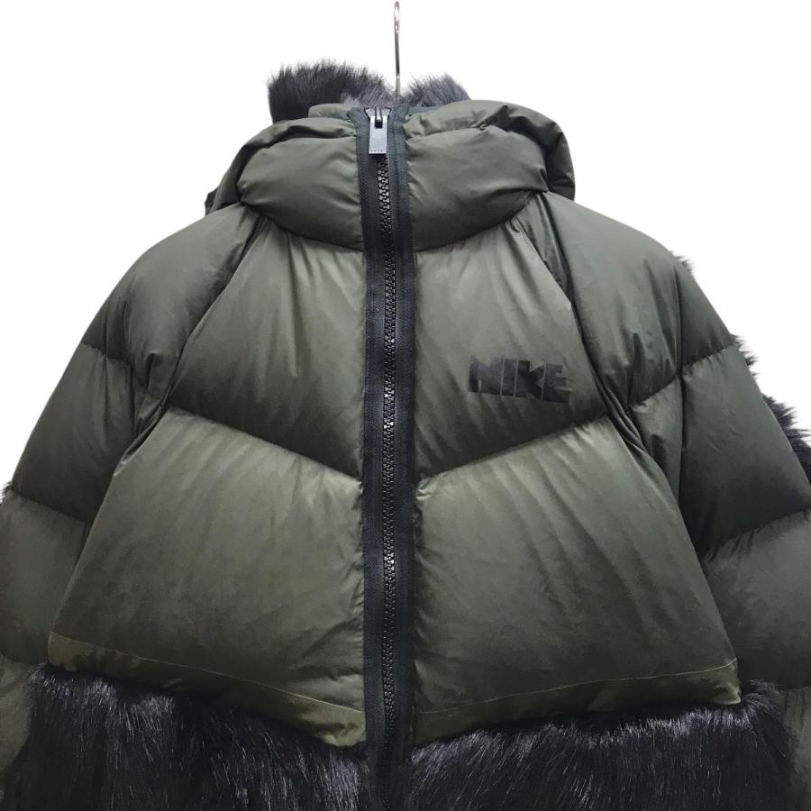 【値下げ中！】Sacai × NIKE ジャケット Sサイズ サカイ ナイキ sacai（サカイ） サカイ×ナイキ sacai×NIKE ダウンジャケット グリーン
