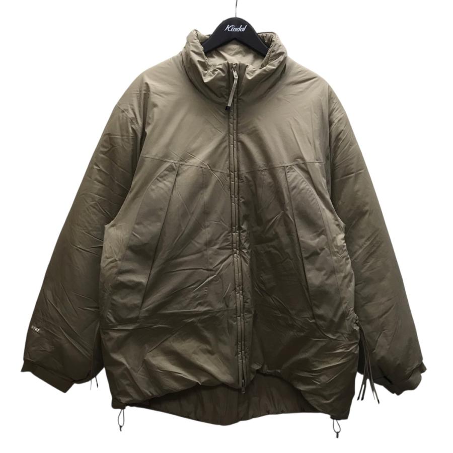 HYKE（ハイク） HYKE PERTEX PUFF JACKET ナイロンジャケット ベージュ
