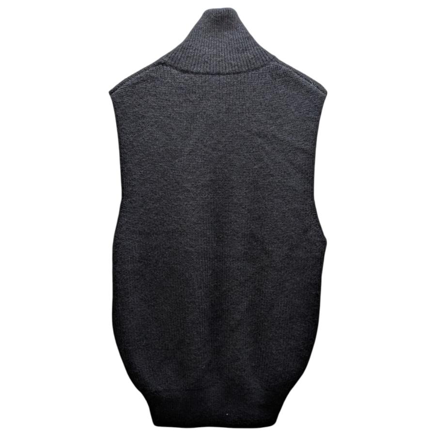 値下げ】stein ジップニットベスト ブラック サイズ：S (原宿店