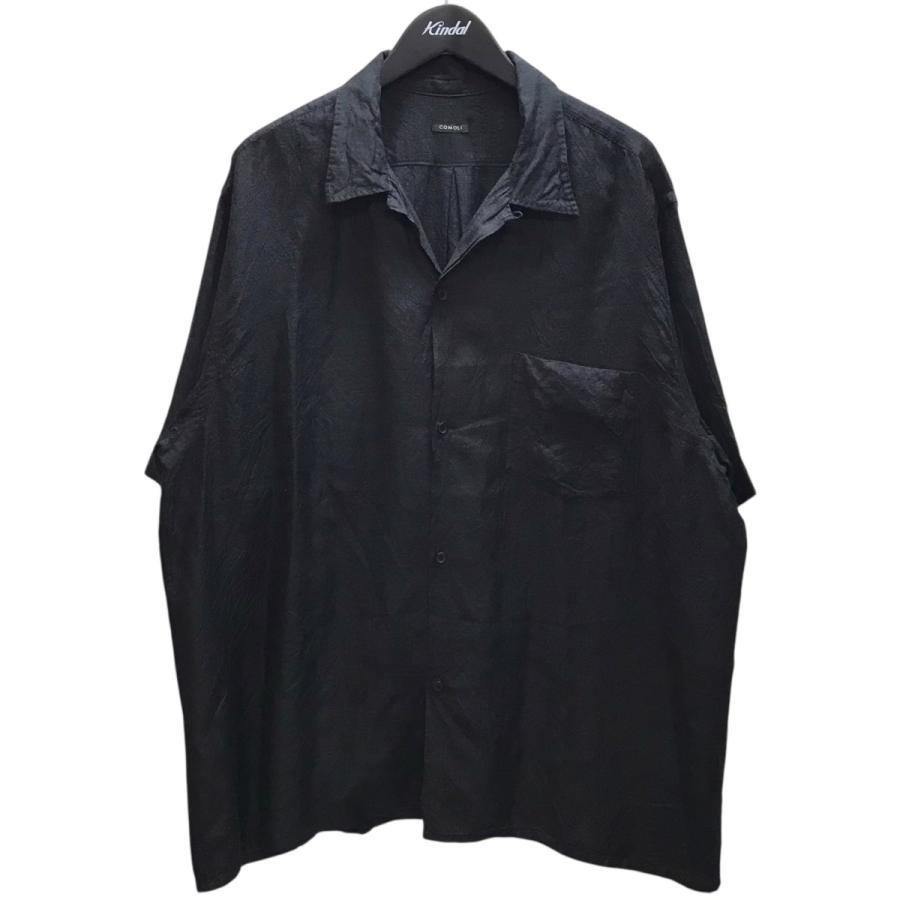 COMOLI（コモリ） COMOLI 25SS ウールシルク 半袖オープンカラーシャツ