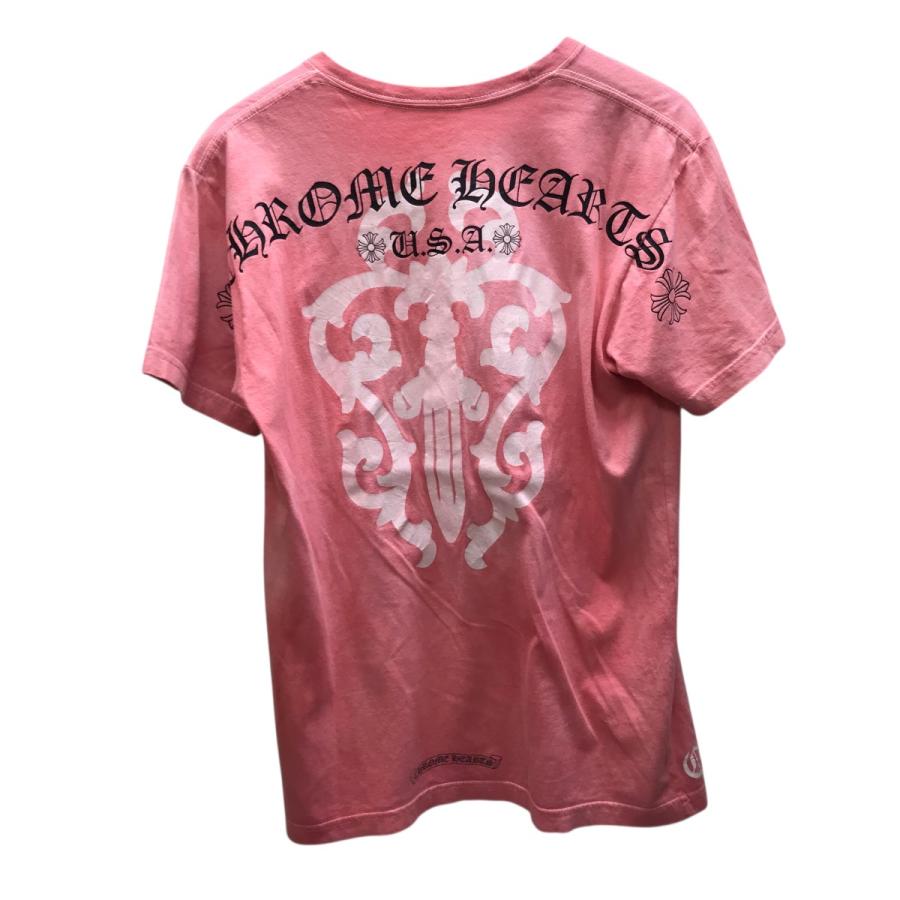 CHROME HEARTS（クロムハーツ） プリントTシャツ ピンク サイズ：M