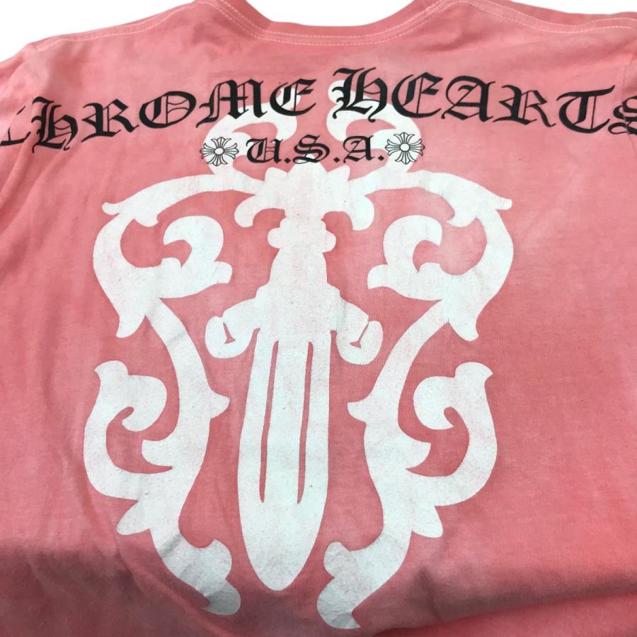 CHROME HEARTS（クロムハーツ） プリントTシャツ ピンク サイズ：M