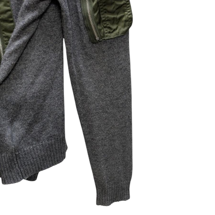 DIESEL（ディーゼル） ジップニット グレー サイズ：XL : カインドオル