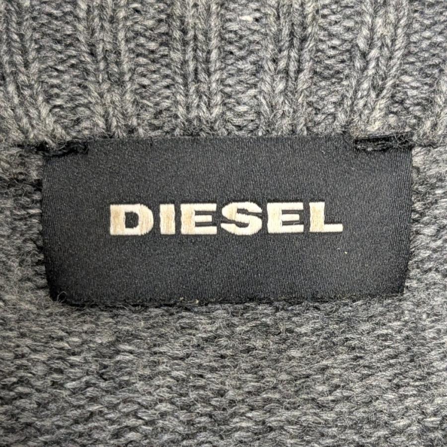 DIESEL（ディーゼル） ジップニット グレー サイズ：XL : カインドオル