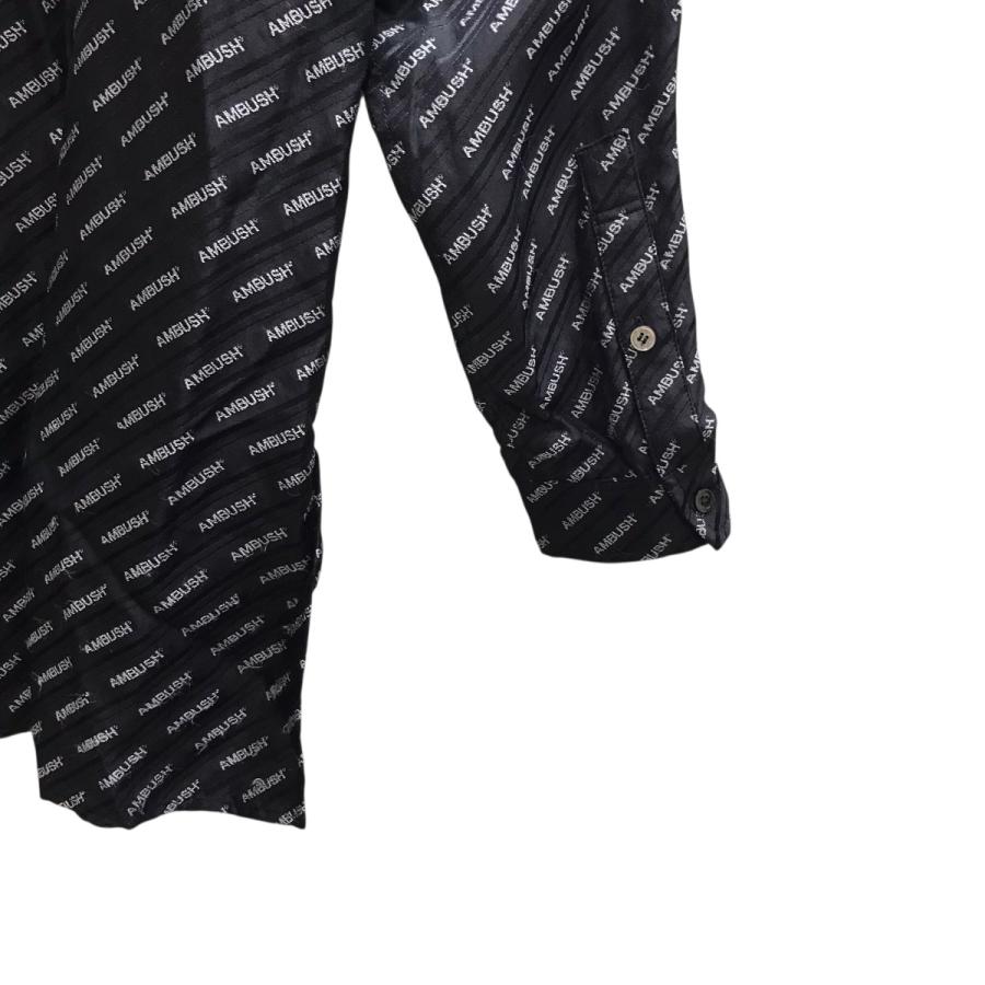 AMBUSH（アンブッシュ） ロゴプリント長袖シャツ ブラック サイズ：1