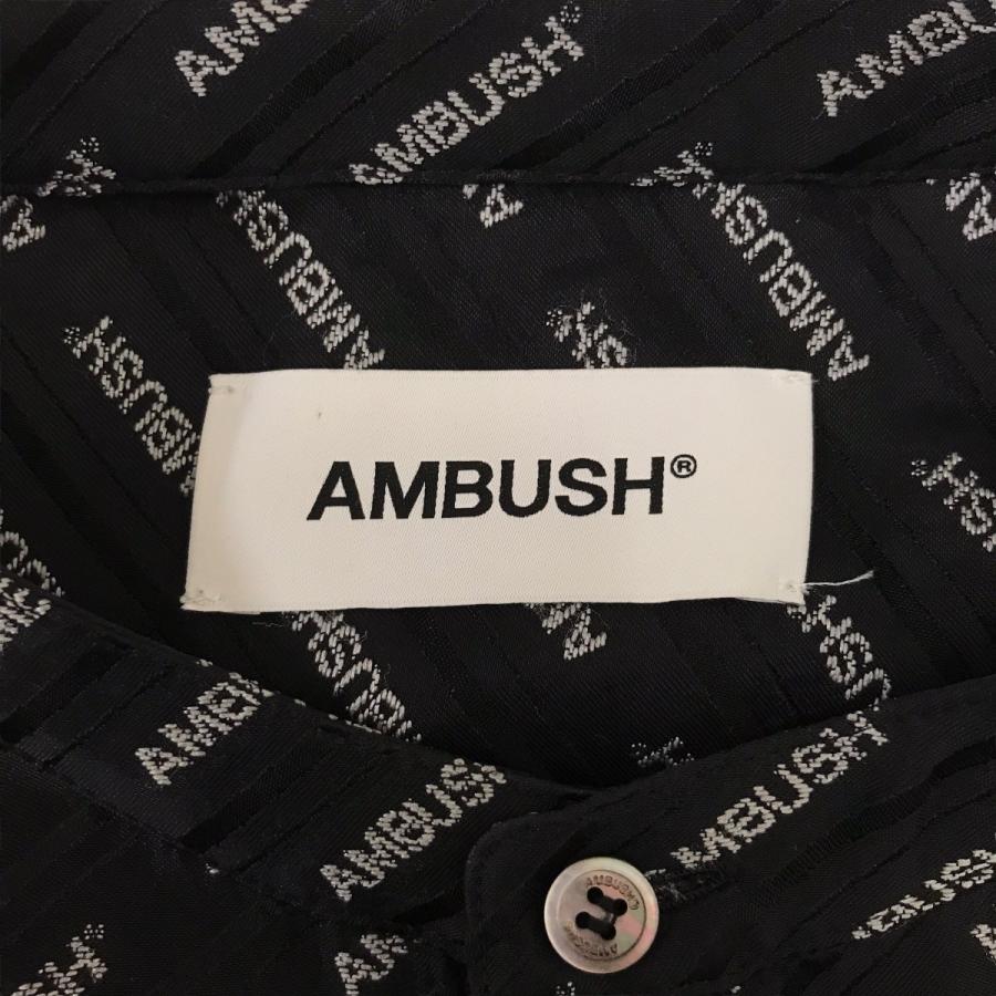AMBUSH（アンブッシュ） ロゴプリント長袖シャツ ブラック サイズ：1
