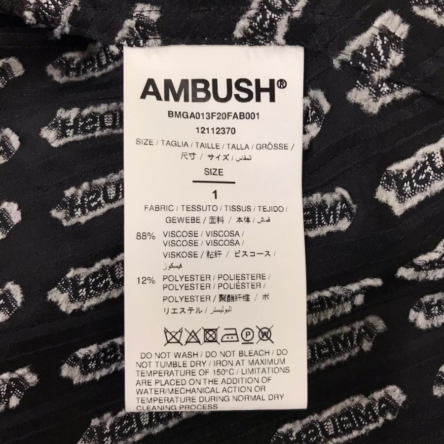 AMBUSH（アンブッシュ） ロゴプリント長袖シャツ ブラック サイズ：1