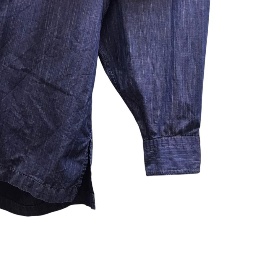 ISSEY MIYAKE（イッセイミヤケ） 長袖シャツ ネイビー サイズ：m