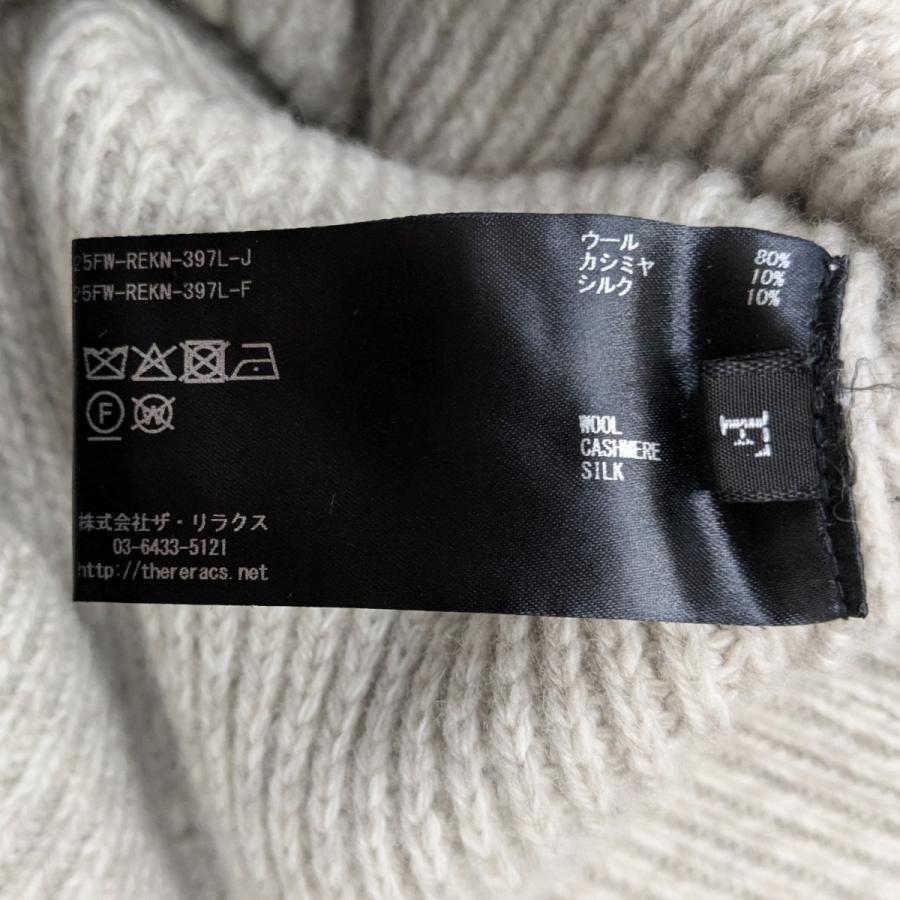 THE RERACS（ザ リラクス） 【BULKY CASHMERE SILK DRIVERS KNIT