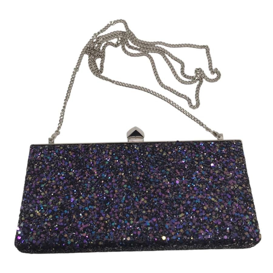 JIMMY CHOO グリッター チェーンバッグ JIMMY CHOO（ジミーチュウ） 【値下げ】JIMMY CHOO グリッターチェーン