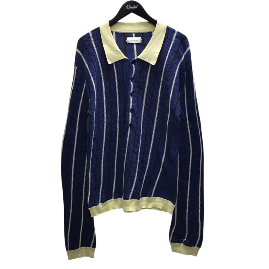 ウェールズボナー WALES BONNER 長袖ニット ブルー サイズ：L