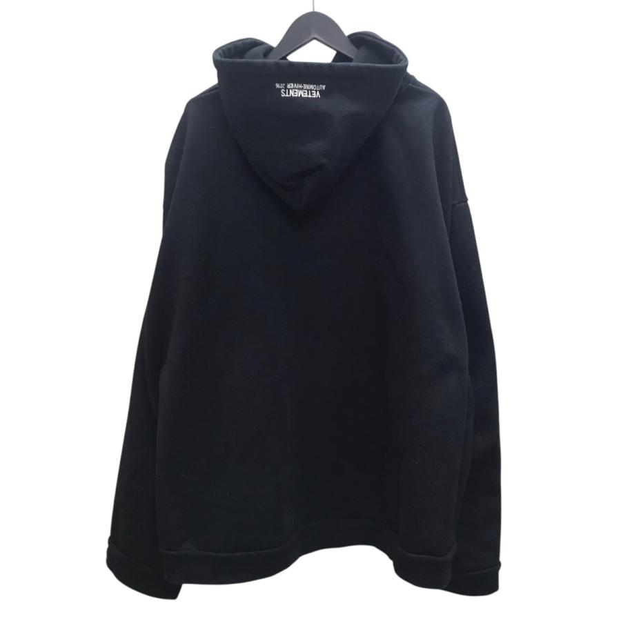 ヴェトモン VETEMENTS 15AW metal logo hoodie メタルロゴフーディ