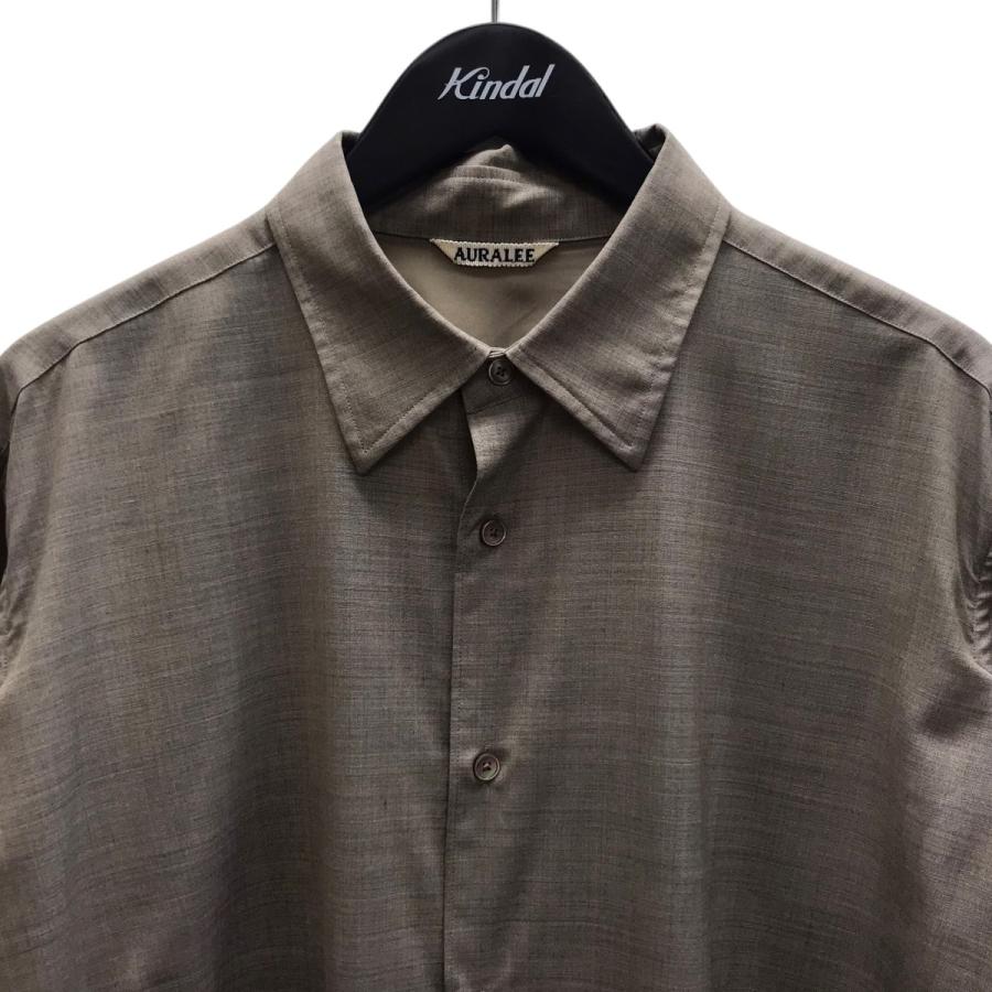 AURALEE（オーラリー） AURALEE SUPER FINE TROPICAL WOOL SHIRT 長袖