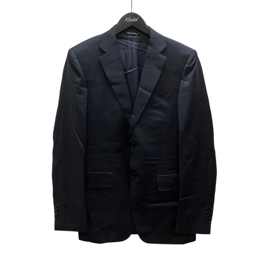 カナーリ CANALI ウールテーラードジャケット ブラック サイズ：46