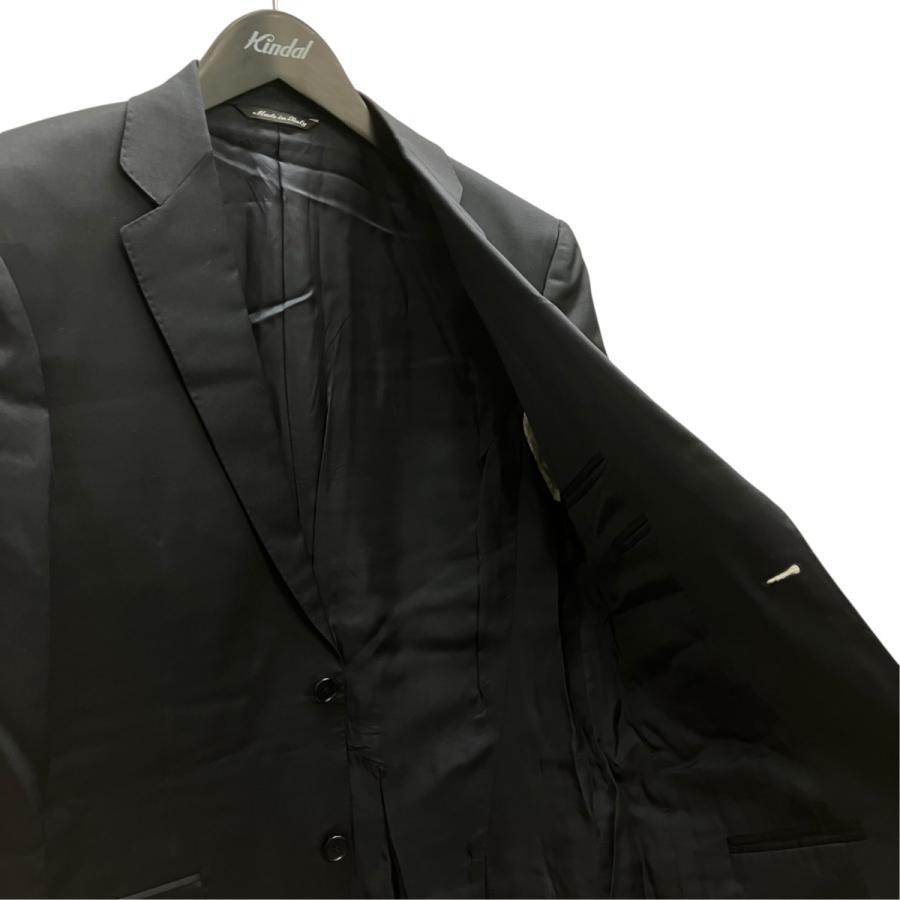 カナーリ CANALI ウールテーラードジャケット ブラック サイズ：46