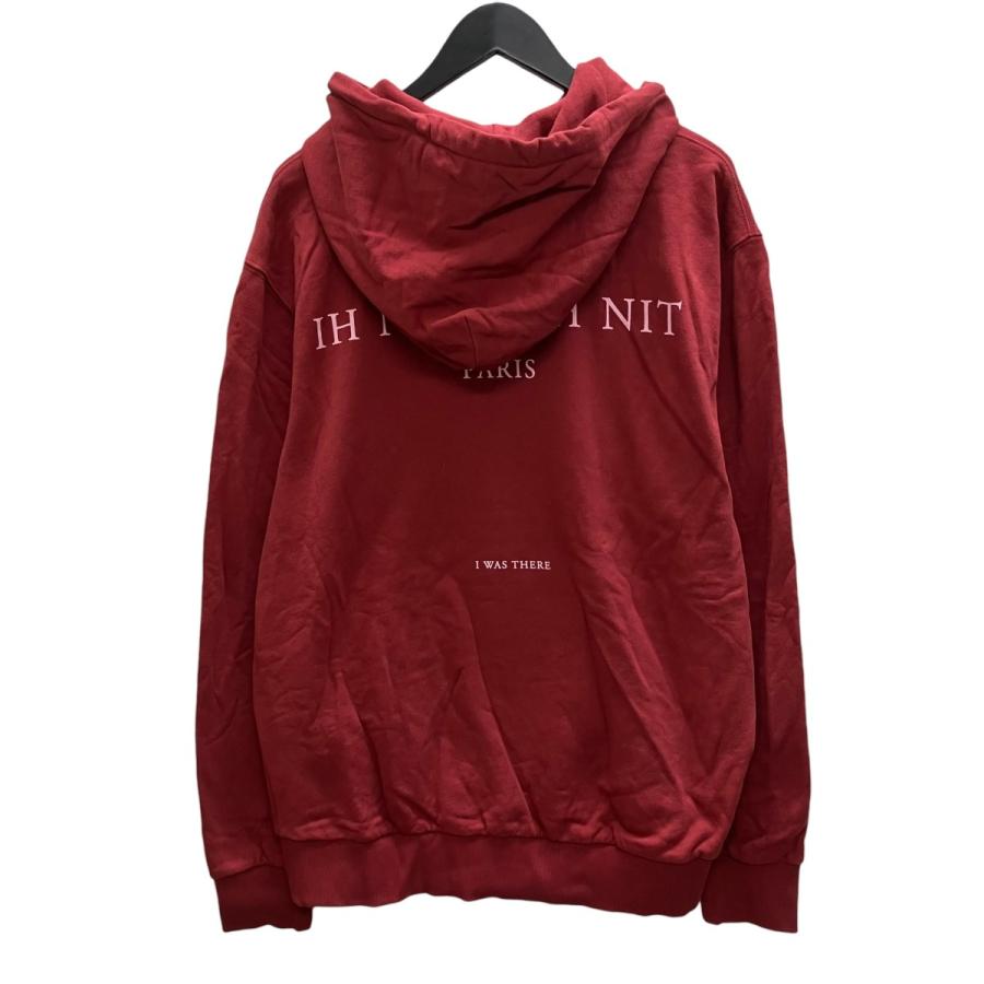 ih nom uh nit パーカー レッド M 値下げ】IH NOM UH NIT プリントフーディ レッド サイズ：L (EC