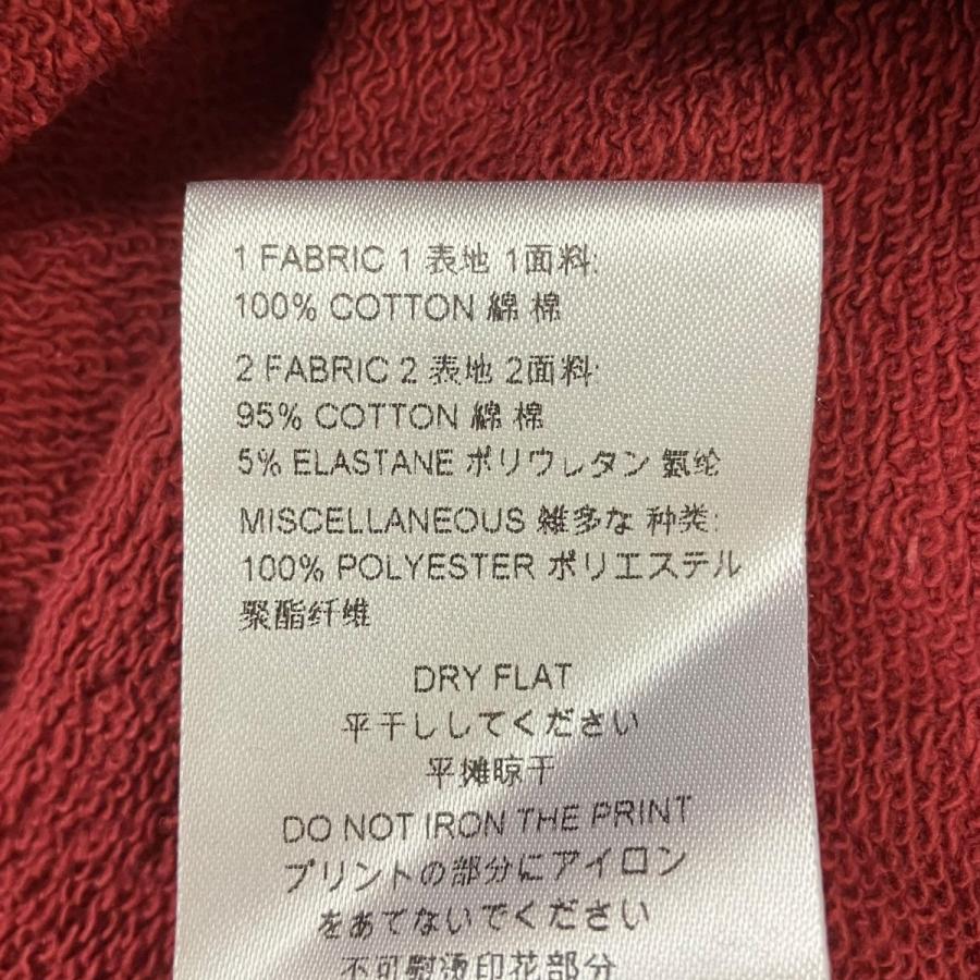 値下げ】IH NOM UH NIT プリントフーディ レッド サイズ：L (EC