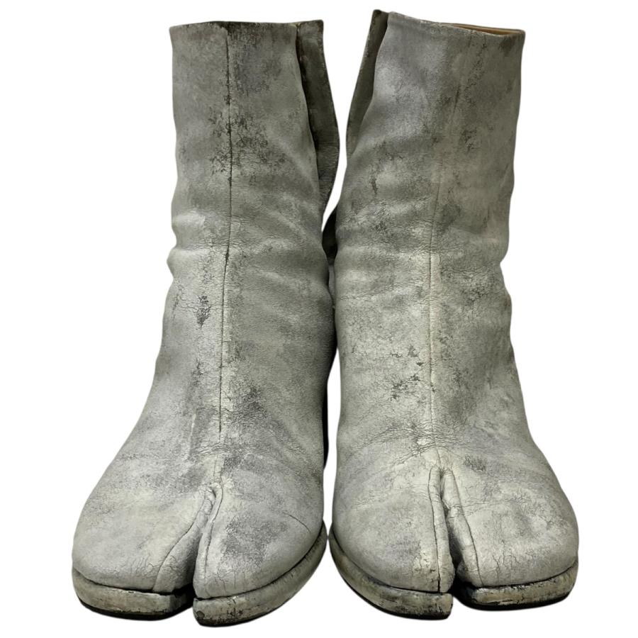 Maison Margiela（メゾンマルジェラ） ペンキ加工足袋ブーツ ホワイト