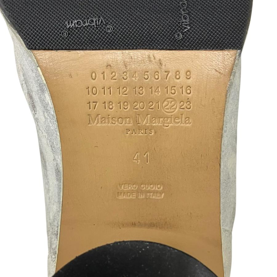 Maison Margiela（メゾンマルジェラ） ペンキ加工足袋ブーツ ホワイト