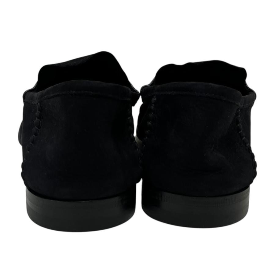 GUCCI（グッチ） ホースビットスエードローファー ブラック サイズ：7