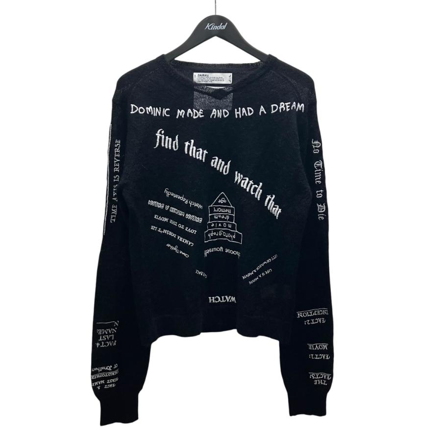 DAIRIKU（ダイリク） 【値下げ】DAIRIKU 25AW TATTOO Mohair Tite Knit