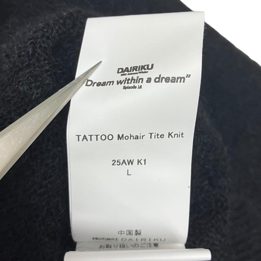 DAIRIKU（ダイリク） 【値下げ】DAIRIKU 25AW TATTOO Mohair Tite Knit