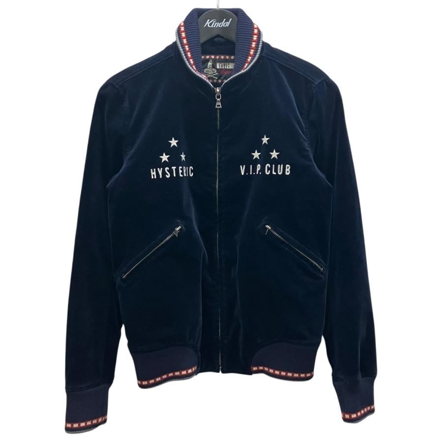 HYSTERIC GLAMOUR（ヒステリックグラマー） スカジャン ネイビー