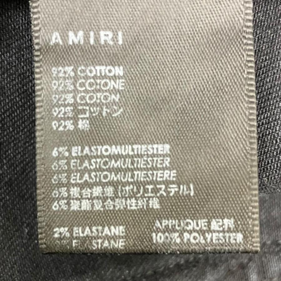 AMIRI（アミリ） 【値下げ】AMIRI スターパッチデニムパンツ ブラック