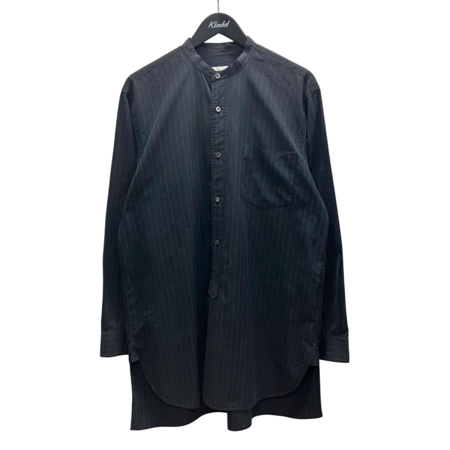 極美品✨ 19ss サイズ2 コモリ バンドカラーシャツ 黒タグ 限定 黒 COMOLI（コモリ） バンドカラーシャツ ブラック サイズ：2