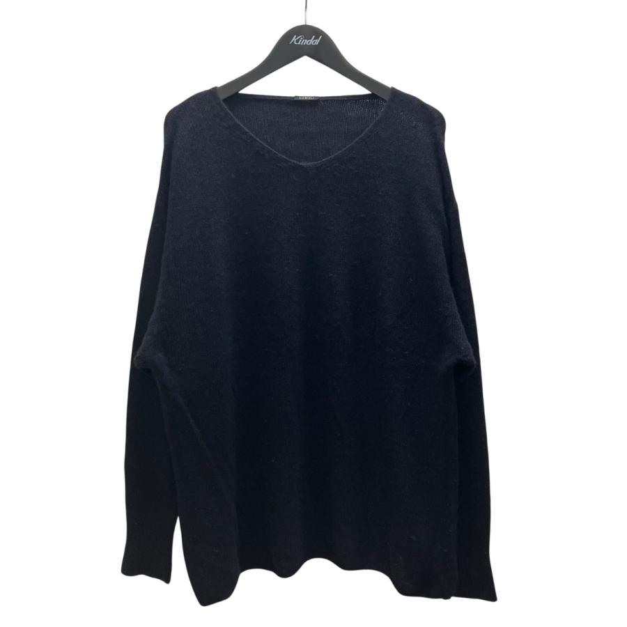 COMOLI（コモリ） カシミヤVネックニット ネイビー サイズ：3