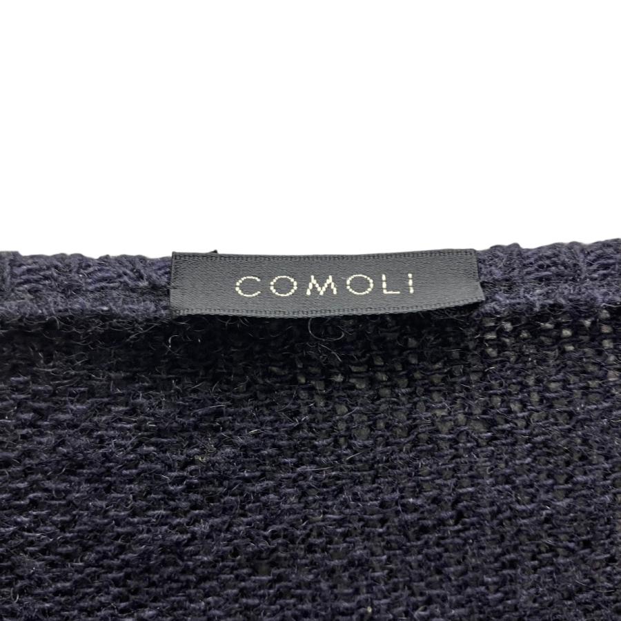 COMOLI（コモリ） カシミヤVネックニット ネイビー サイズ：3