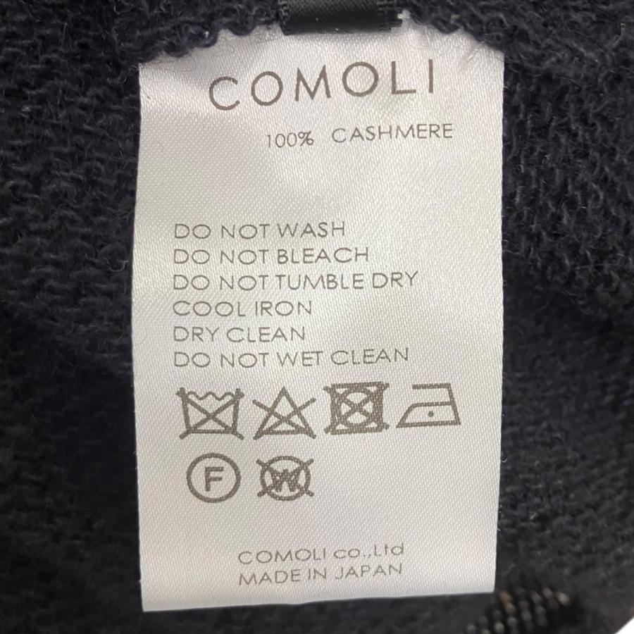 COMOLI（コモリ） カシミヤVネックニット ネイビー サイズ：3