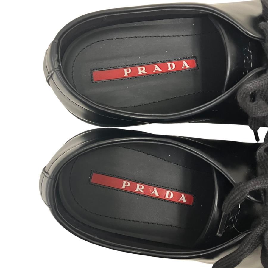 PRADA（プラダ） 【値下げ】PRADA レザーシューズ ブラック サイズ：7