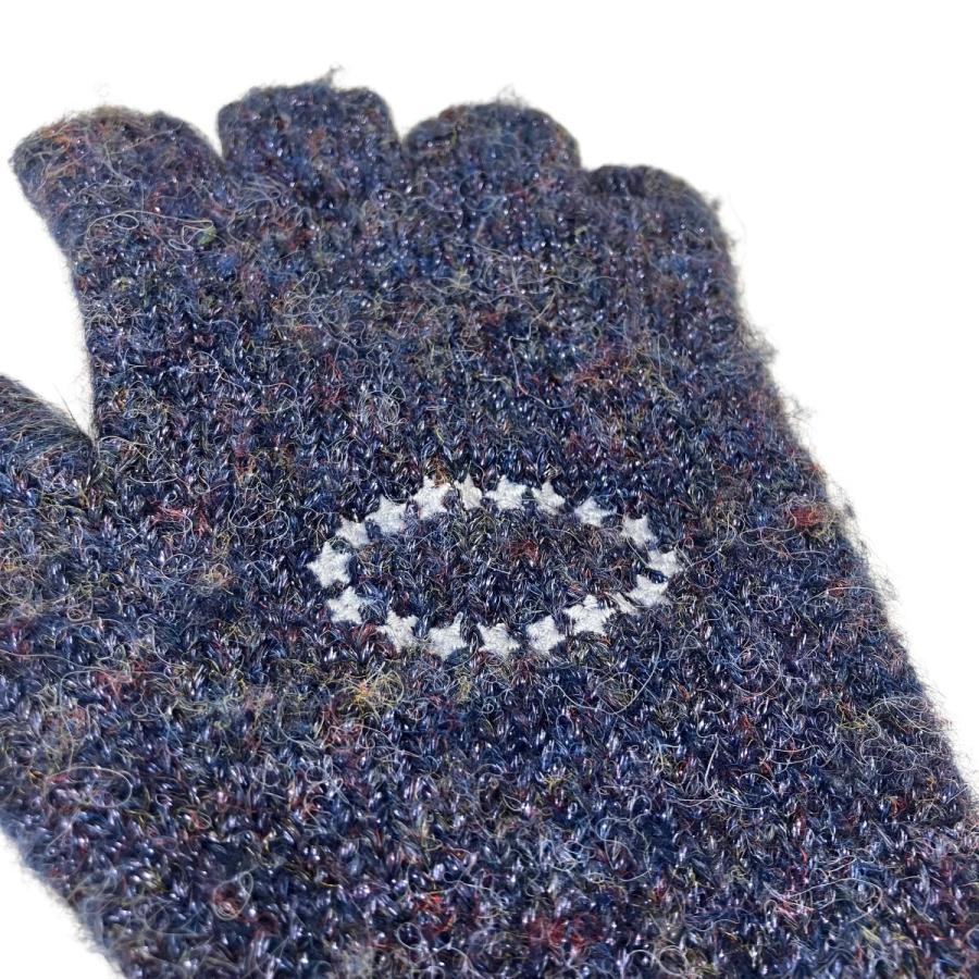 【値下げ】AFB STAR FINGERLESS GLIER ウール手袋 ネイビー サイズ：F (EC)_2