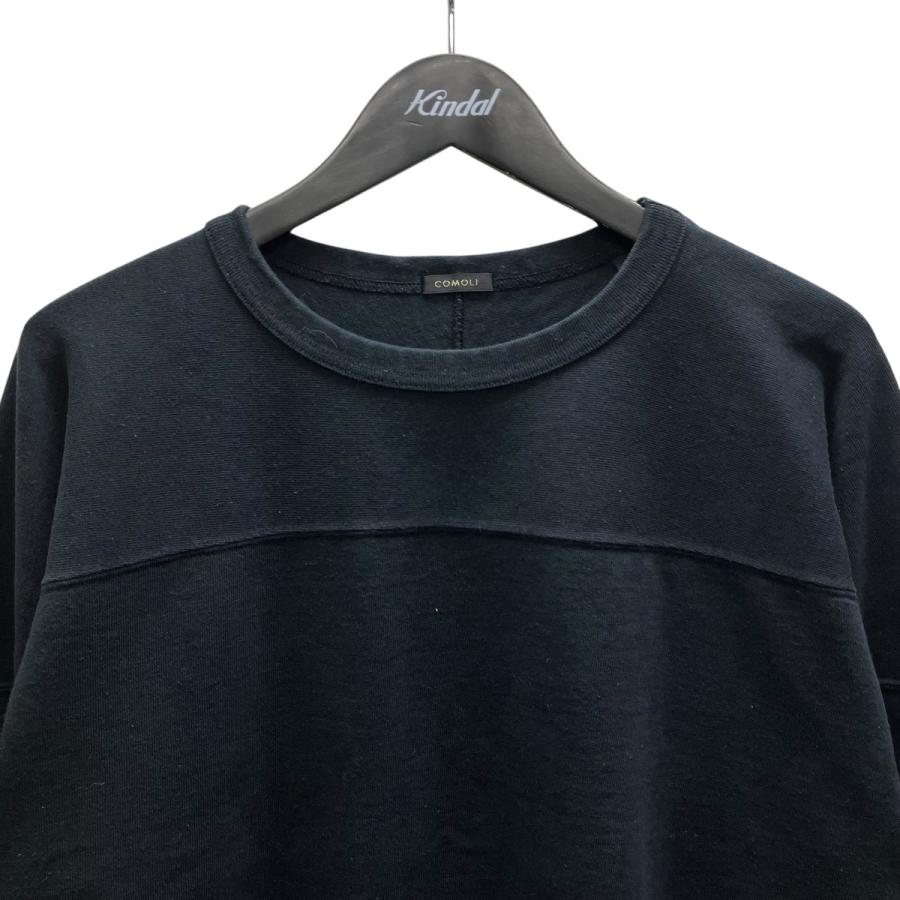COMOLI（コモリ） フットボールTシャツ ブラック サイズ：2