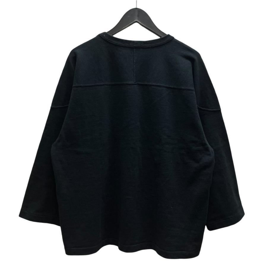 COMOLI（コモリ） フットボールTシャツ ブラック サイズ：2