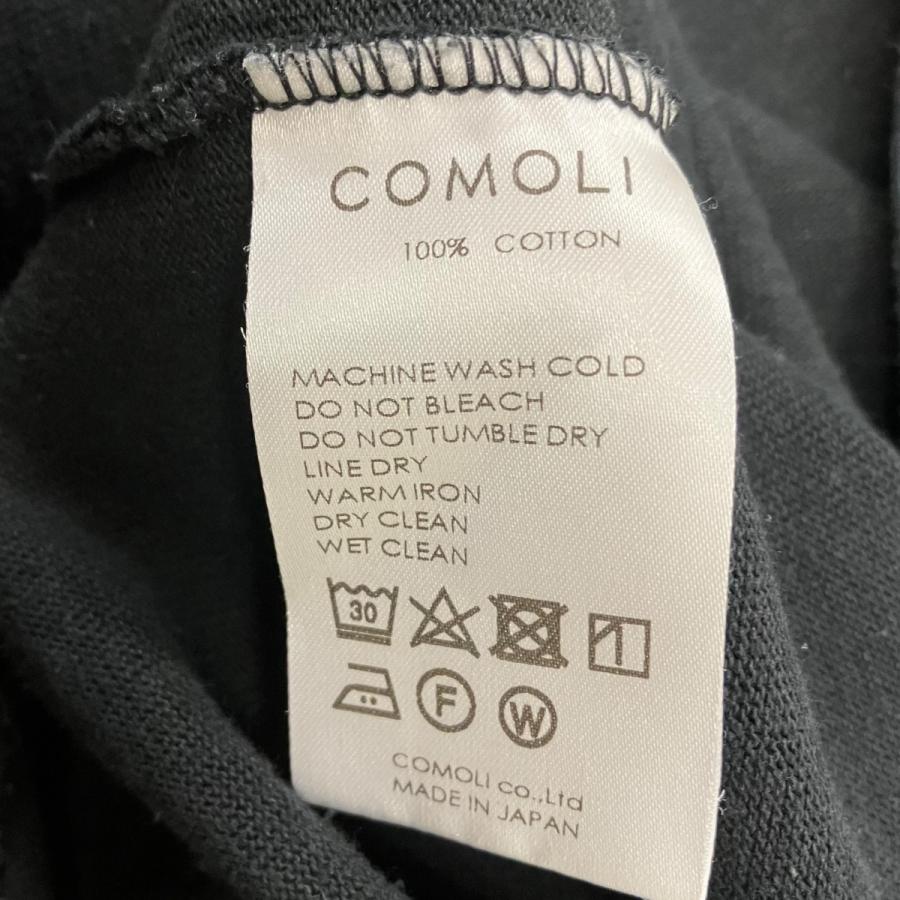 COMOLI（コモリ） フットボールTシャツ ブラック サイズ：2