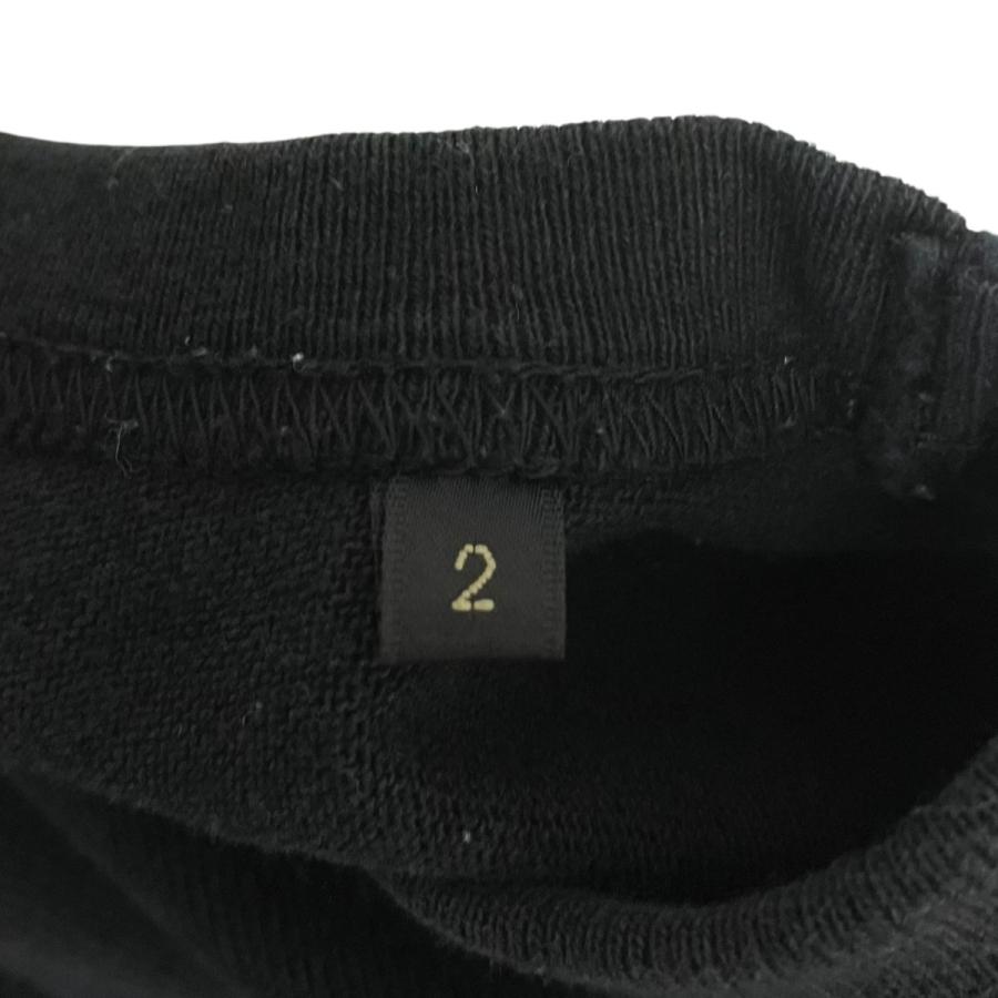 COMOLI（コモリ） フットボールTシャツ ブラック サイズ：2