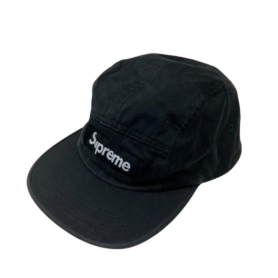 supreme 黒 ブラック ロゴキャップ Supreme（シュプリーム） 【値下げ】Supreme レザーベルトロゴキャップ