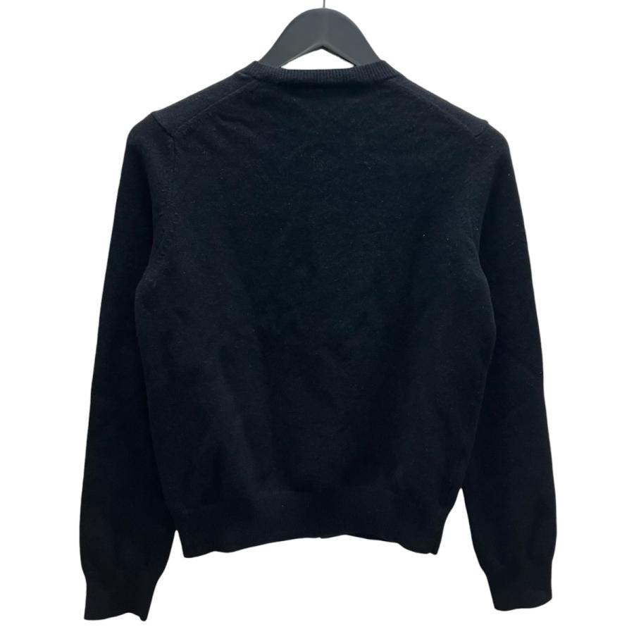 PLAY Comme des Garçons ブラックカーディガン L Play Comme des Garçons: Red Ladies' Cardigan (Black) | DSMNY E-SHOP