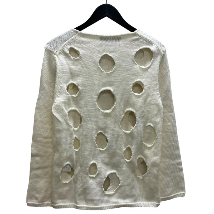 BLACK COMME des GARCONS 【値下げ】BLACK 穴あきニット ホワイト