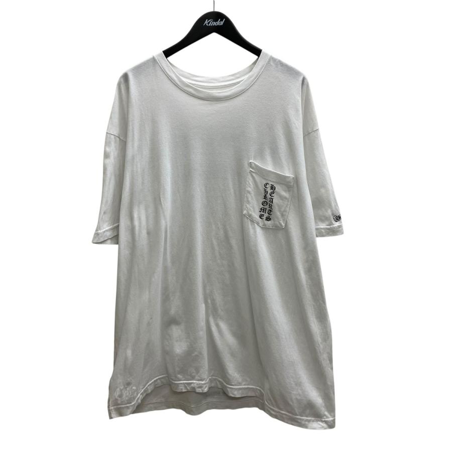 CHROME HEARTS（クロムハーツ） 胸ロゴポケットTシャツ ホワイト